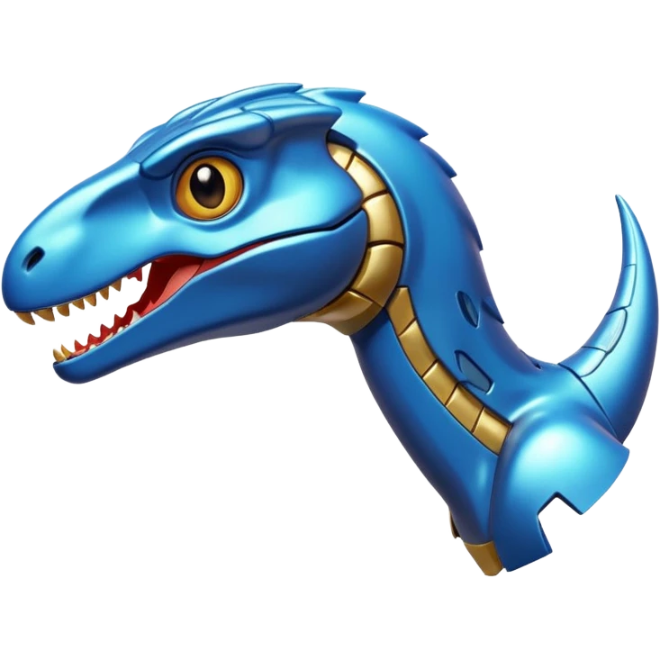 Futuristic Shiny Velociraptor-Fakémon-Pokémon emoji