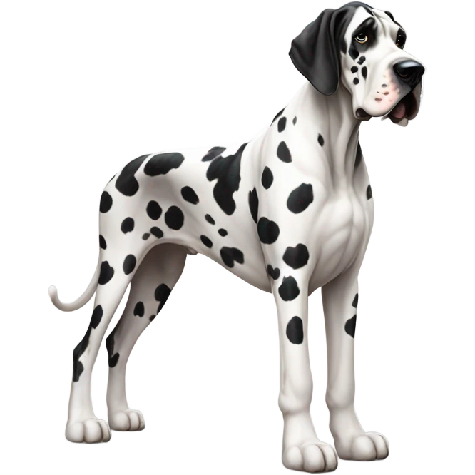 Harlequin Great Dane  emoji