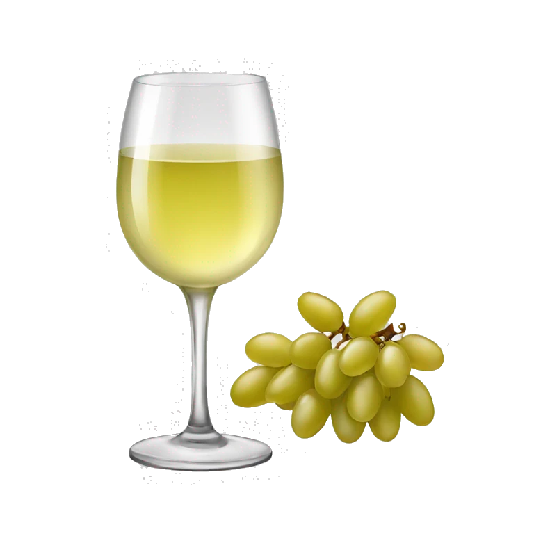 glass of white wine emoji