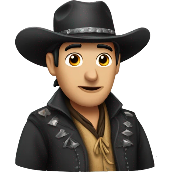 Pingüino vaquero emoji