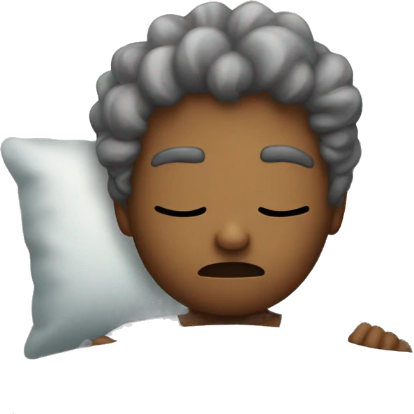 Angy but sleep emoji