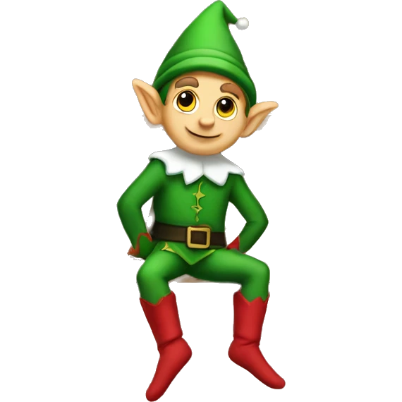 Elf on the shelve emoji