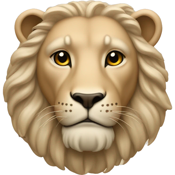 Beige Leo zodiac sign emoji