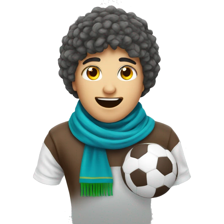 Scarf football fun emoji
