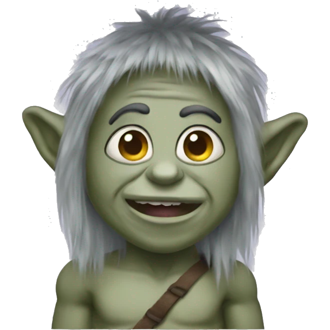 Troll doll emoji
