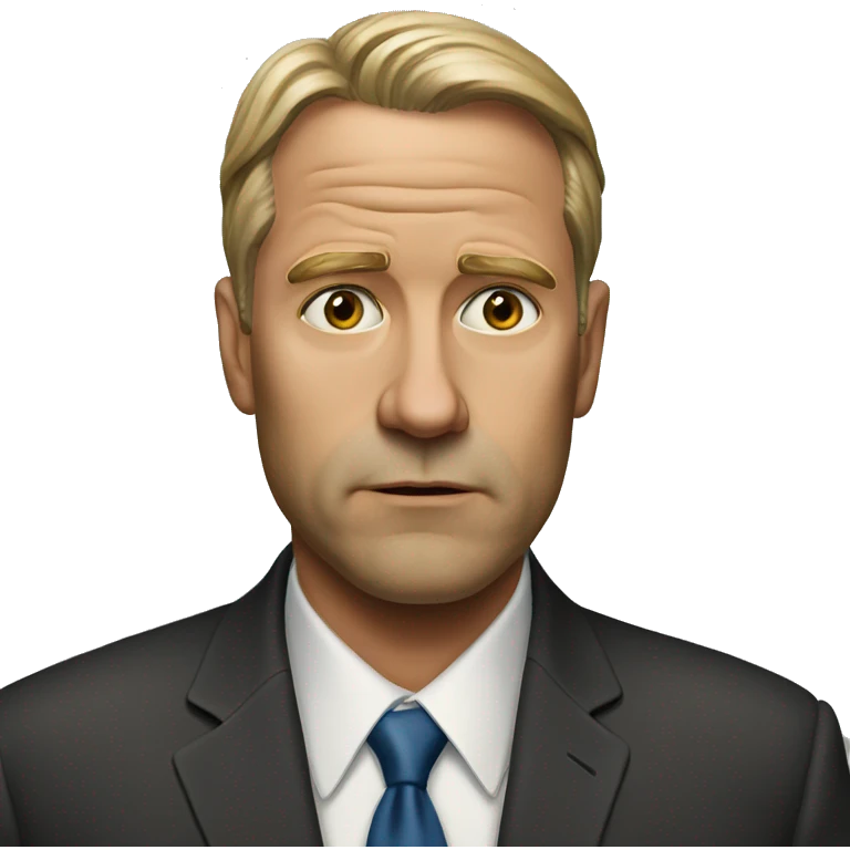 politic photorealistic serious emoji