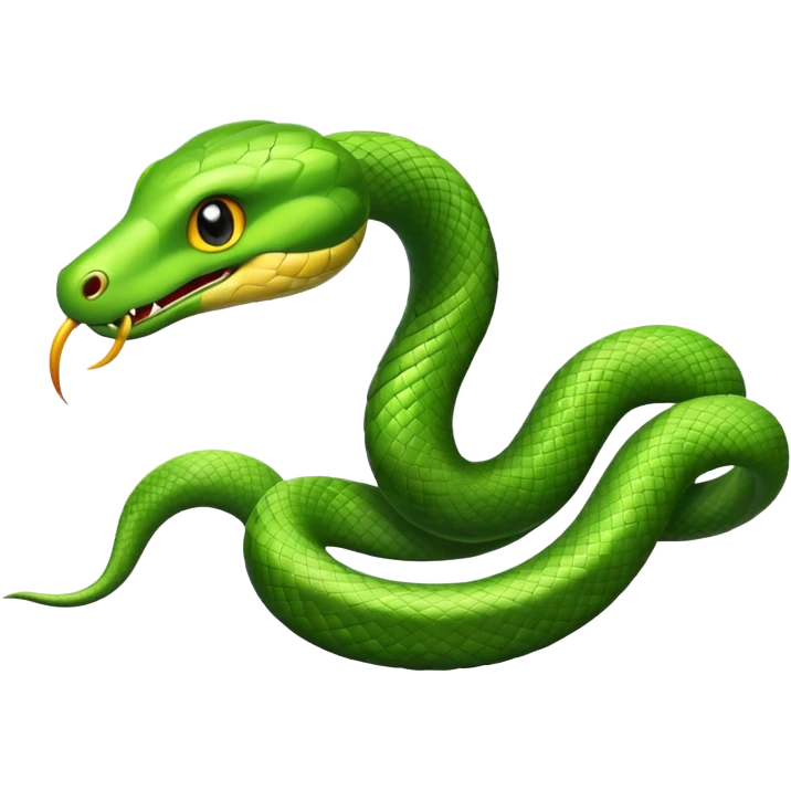 A flying snake emoji