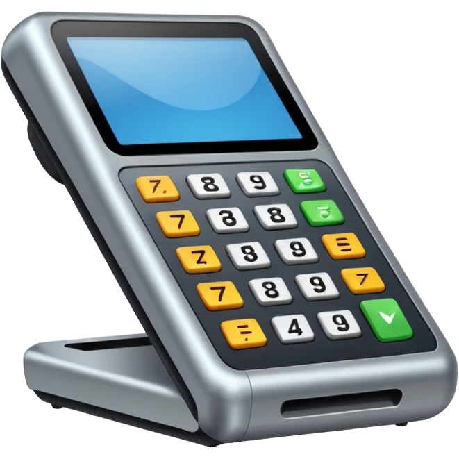 Payment terminal emoji
