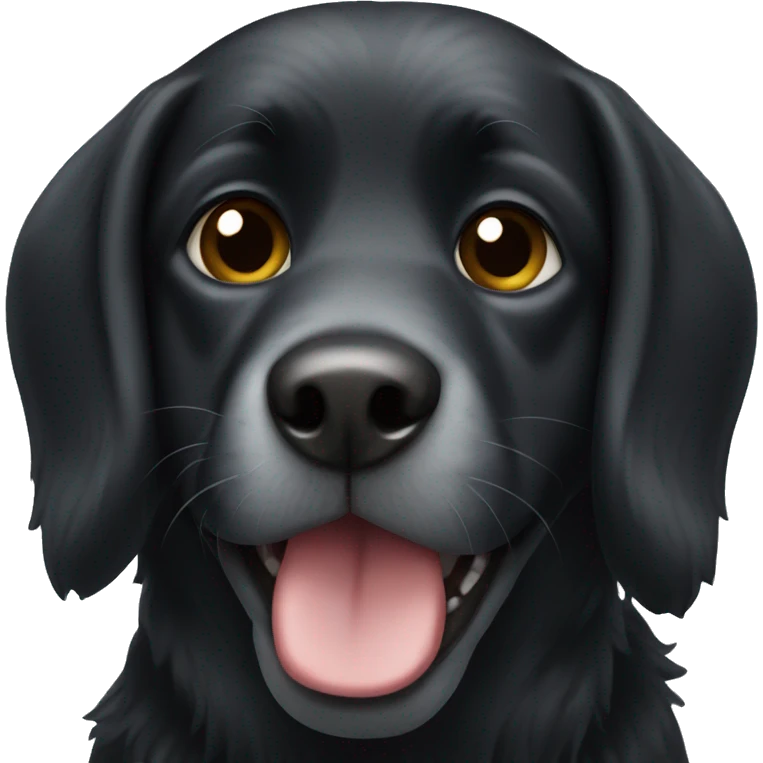 black dog emoji