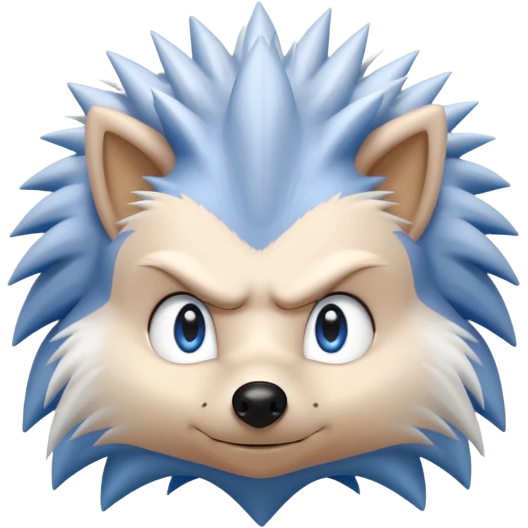 Silver the hedgehog emoji