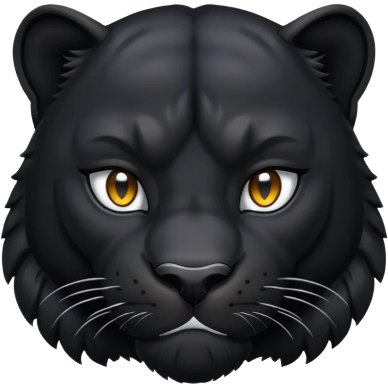 Una pantera emoji