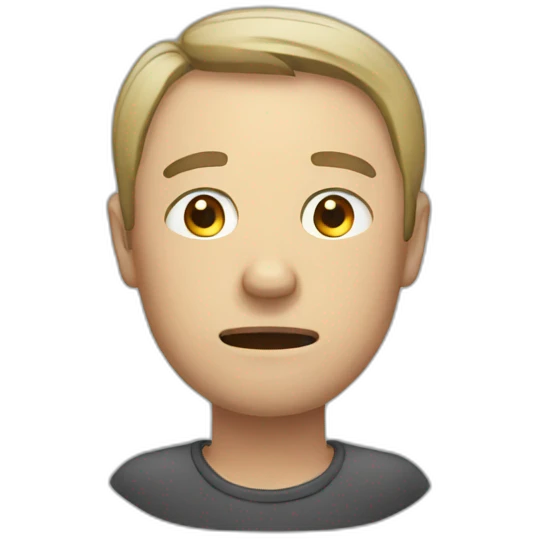 man stress emoji