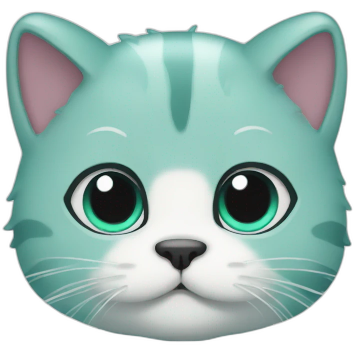 aqua cat emoji