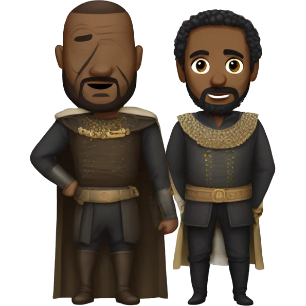 Othello and Desdémona  emoji