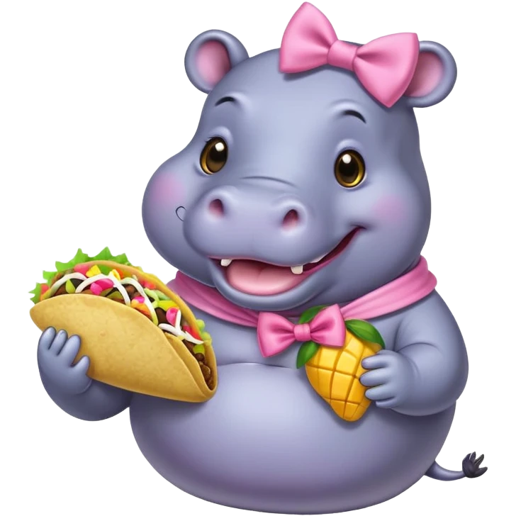 🦛🦛🎀🎀🌮🌮🧴🧴🥭🥭 emoji