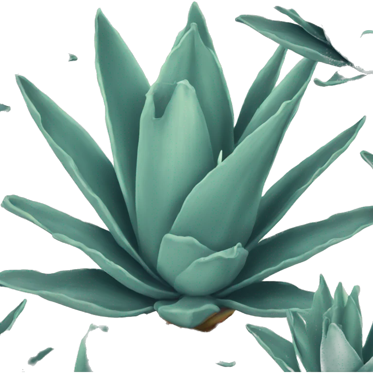 Blue agave emoji