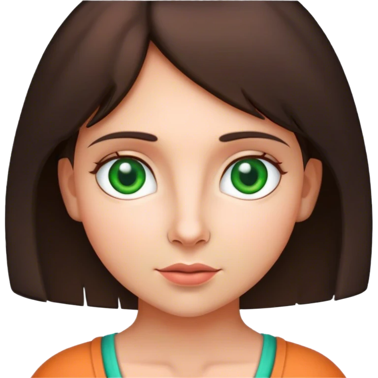 Dora l'exploratrice with fair skin with green eyes emoji