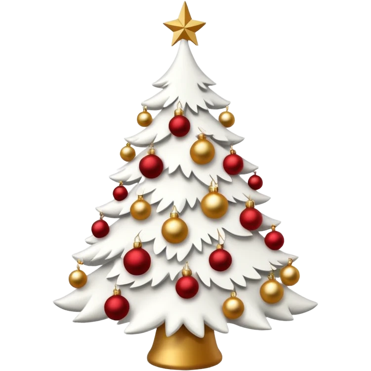 White christmas tree  emoji