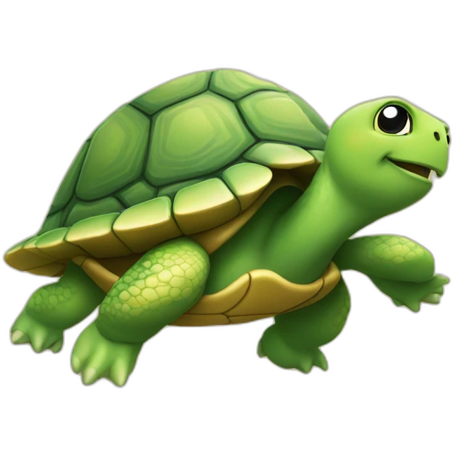 Turtle dancing in the sun  emoji