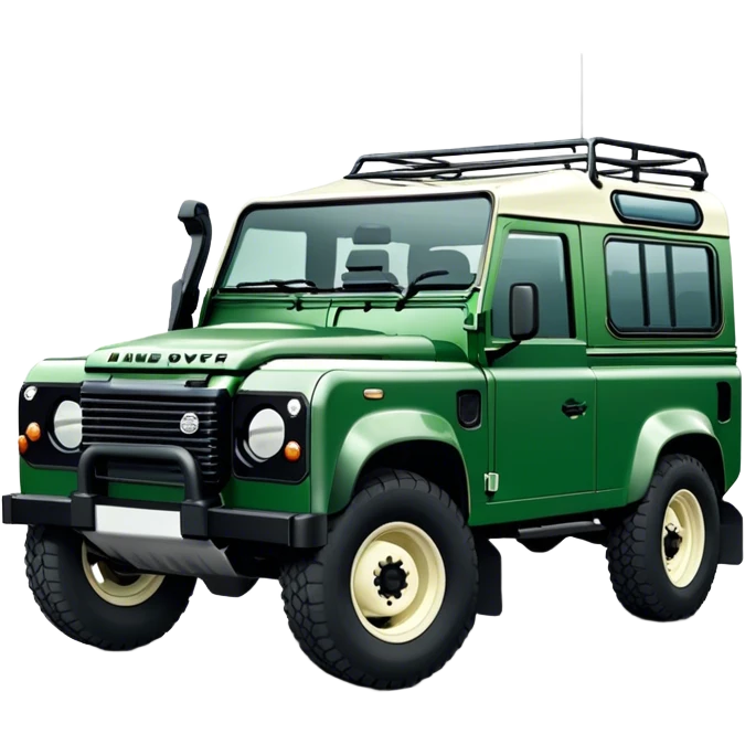 Land Rover Defender - Land Rover (Model Year: 2022) (Iconic colour: Green) emoji