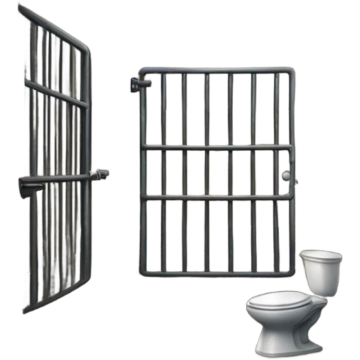 Jail cell emoji