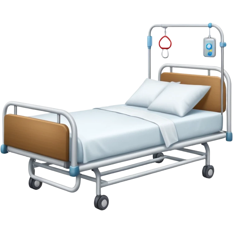 A hospital bed emoji