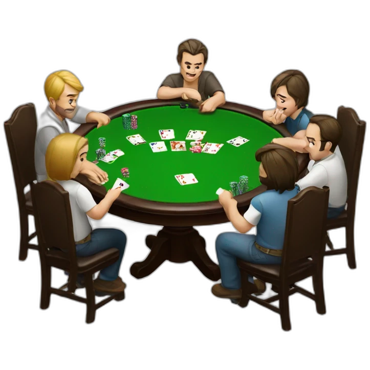 Poker play emoji
