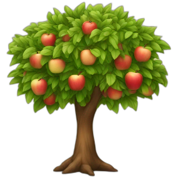 Apple tree emoji