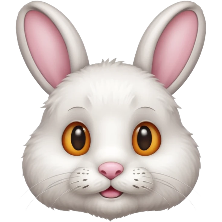 bunny with a mustache  emoji