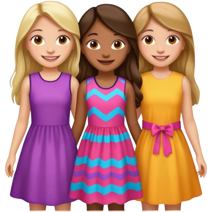 Trio girls emoji