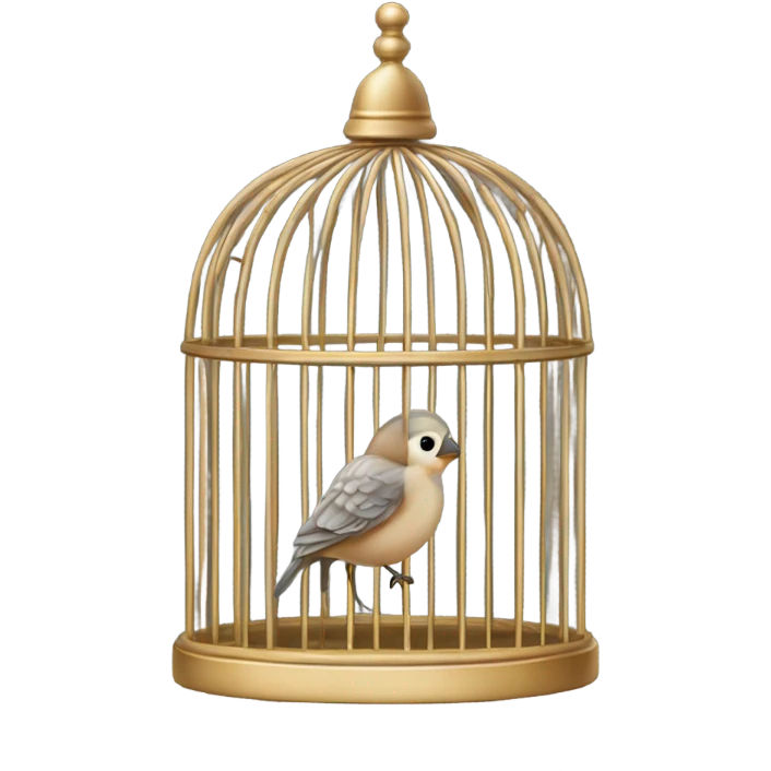 A cage emoji