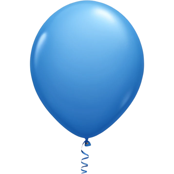 The blue balloon emoji
