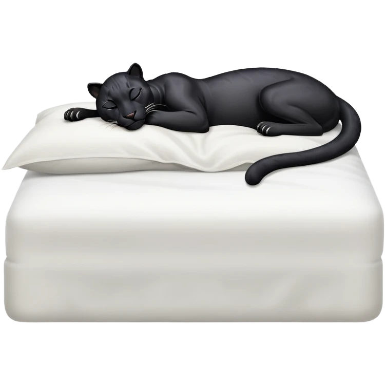 Black Panther sleeping emoji
