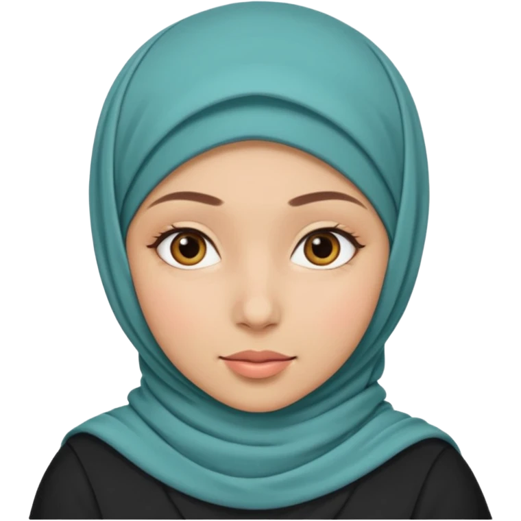 Girl with hijab emoji