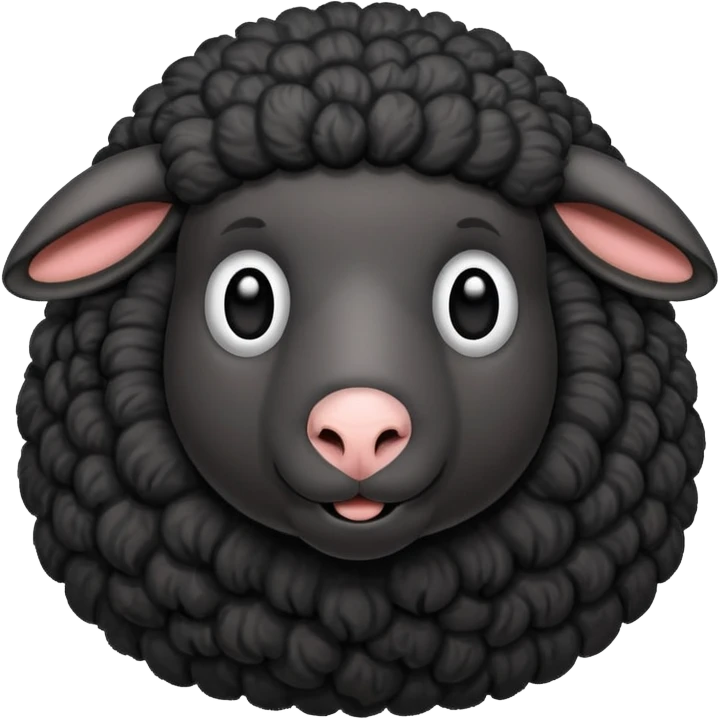 Black sheep emoji