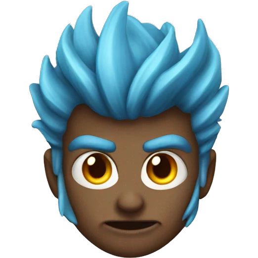 Diablito azul emoji