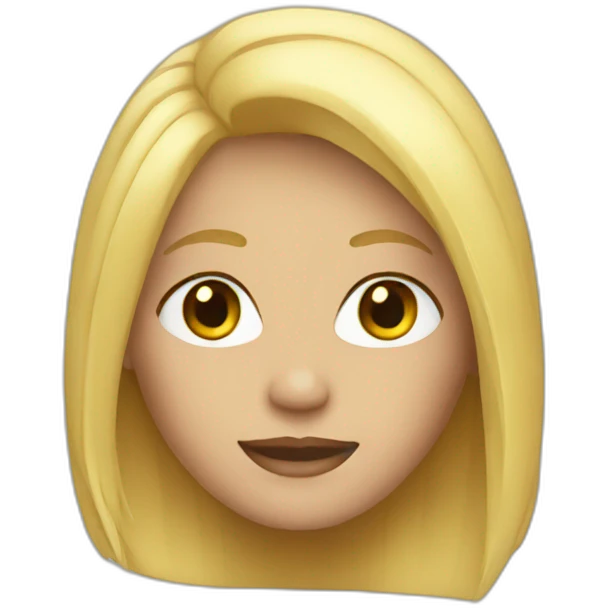 blonde hair  emoji