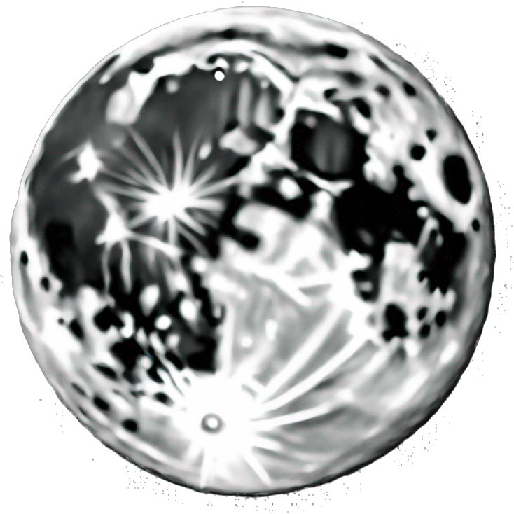 full moon emoji