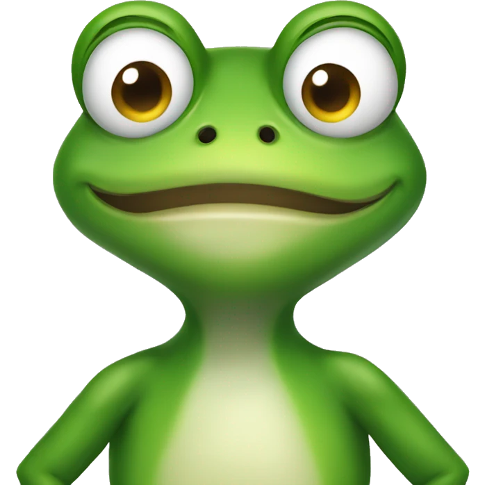 bilingual frog emoji