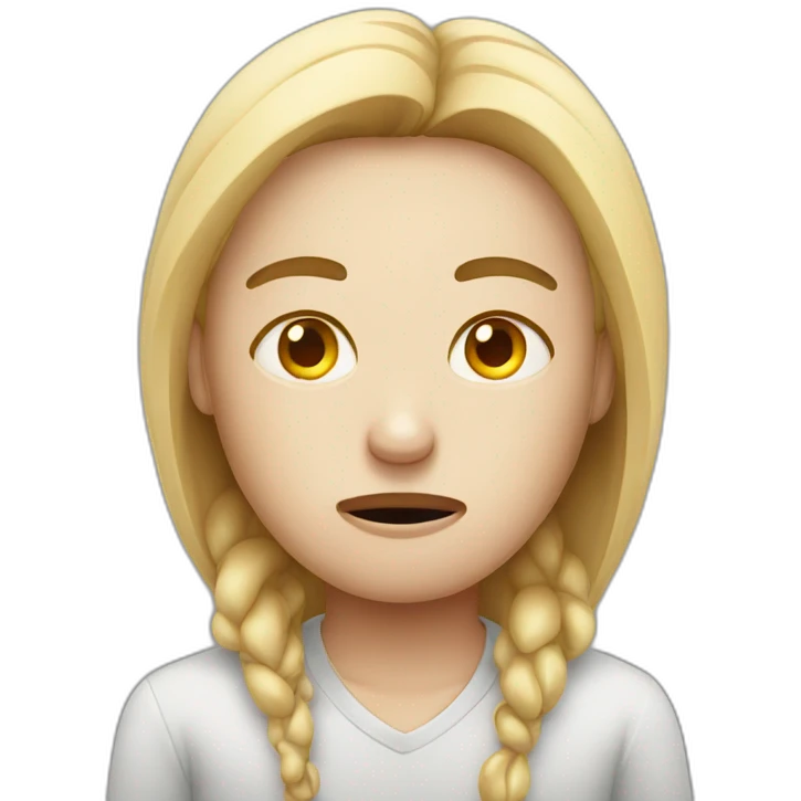 Sick and tired emoji