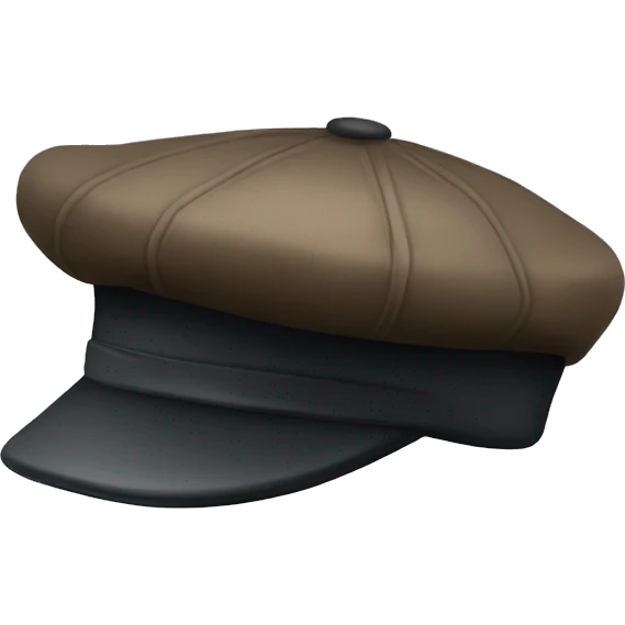 Peaky blinders cap isolated emoji