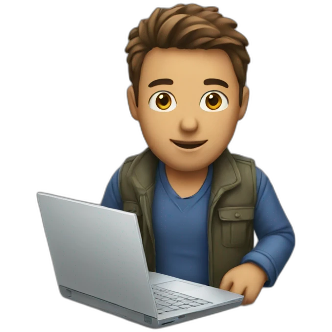laptop men emoji