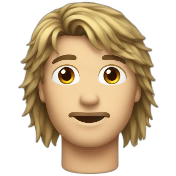 mullet hair  emoji