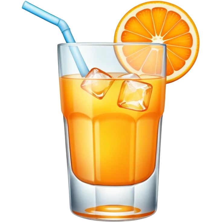Orange juice jottled emoji