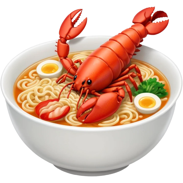 Ramen lobster emoji