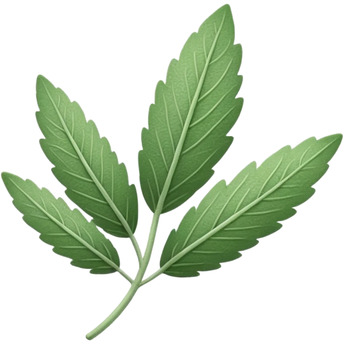 sage leaf emoji