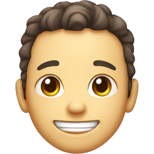 chibi head smiling emoji