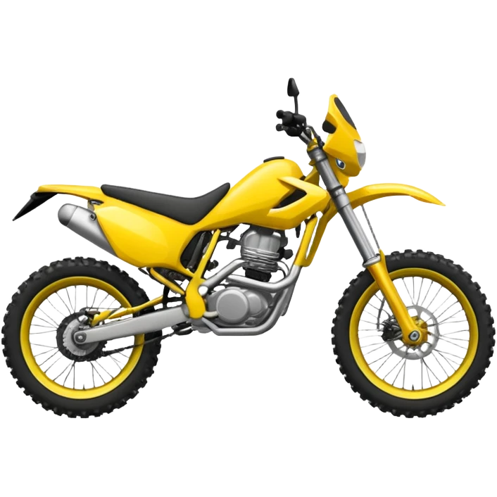 yellow enduro bike emoji