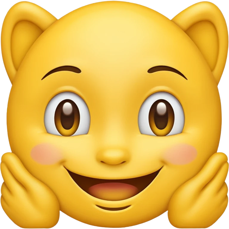 Happy face emoji