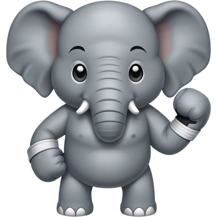 Elephant boxer emoji